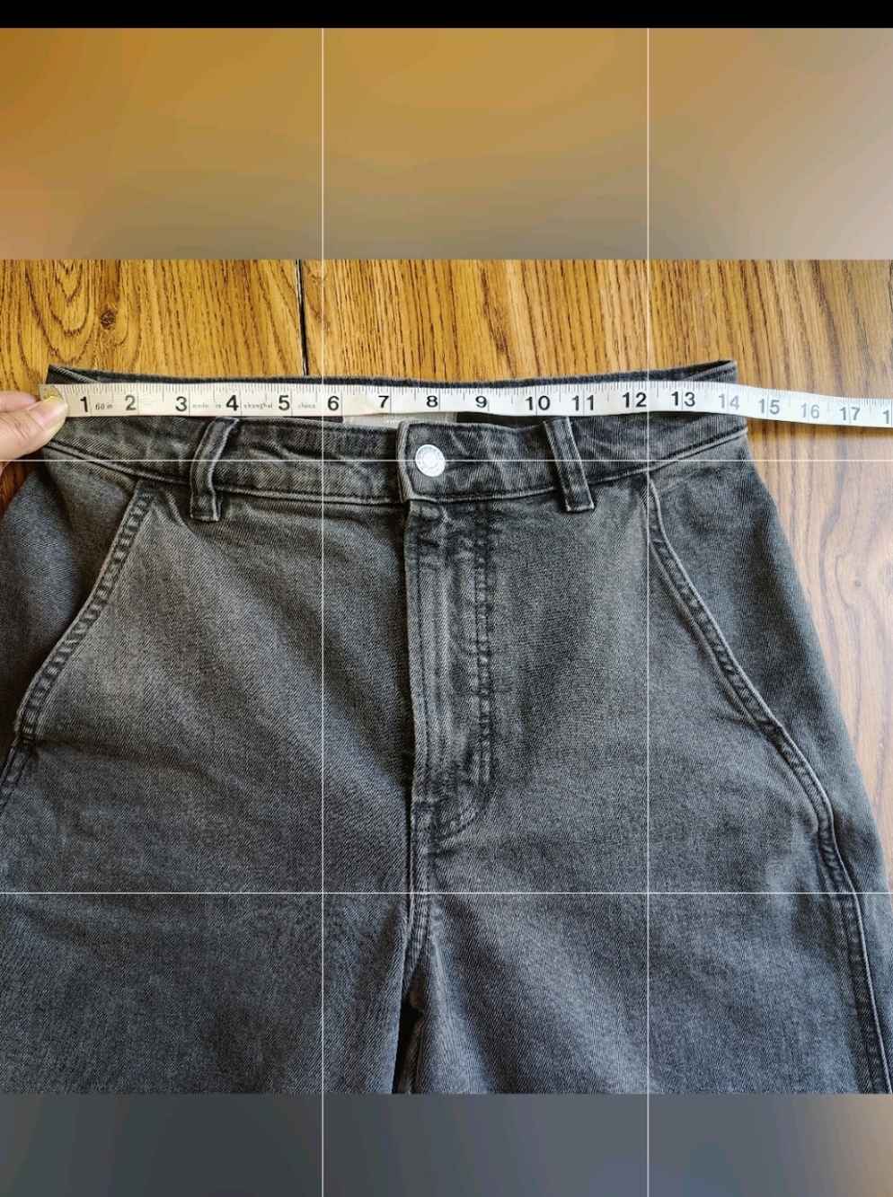 Everlane Utility Barrel Jeans Organic Cotton, Women's, Washed Black size 27. - Picture 9 of 16